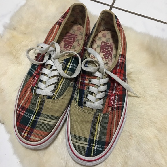 vans tartan plaid